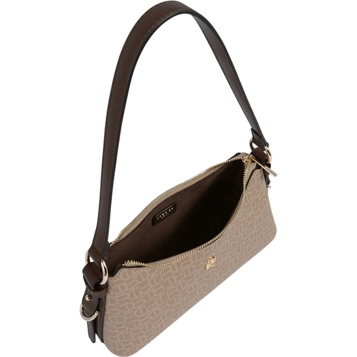 Bolso Crepier Baguette Hobo Mujer Arielle Chico color arena | Platanitos