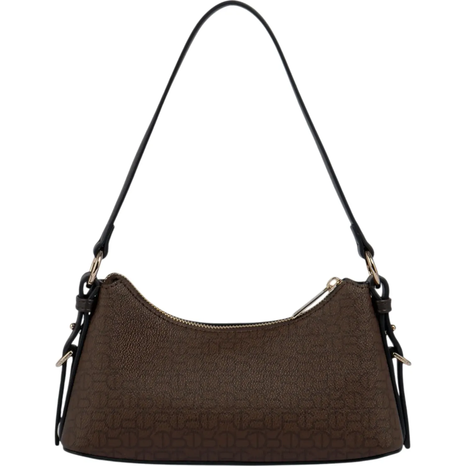 Bolso Crepier Baguette Hobo Mujer Arielle Chico color marron oscuro | Platanitos
