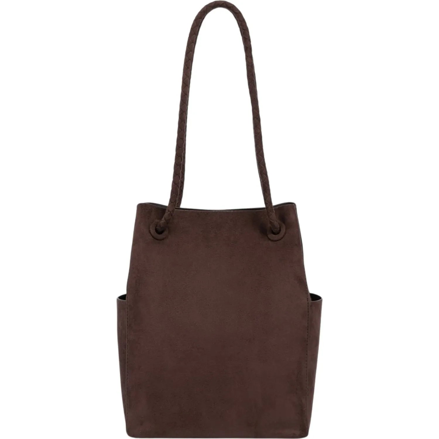 Bolso Crepier Bucket Mujer Emiliana Grande color marrón | Platanitos