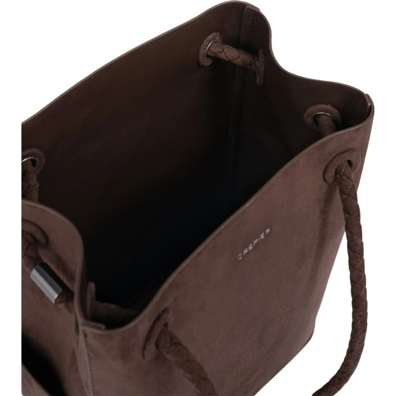 Bolso Crepier Bucket Mujer Emiliana Grande color marrón | Platanitos