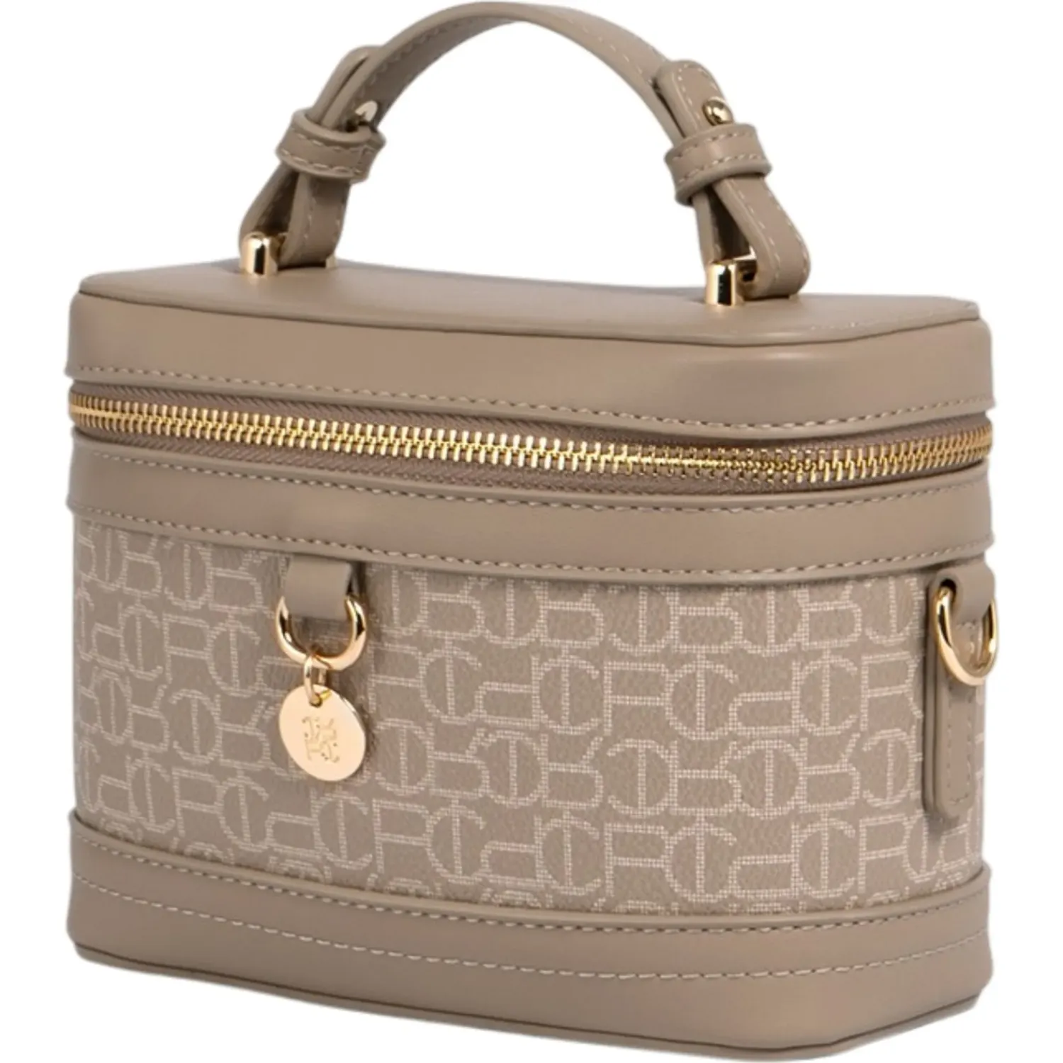 Bolso Crepier Bucket Mujer Jazmin Chico color arena | Platanitos