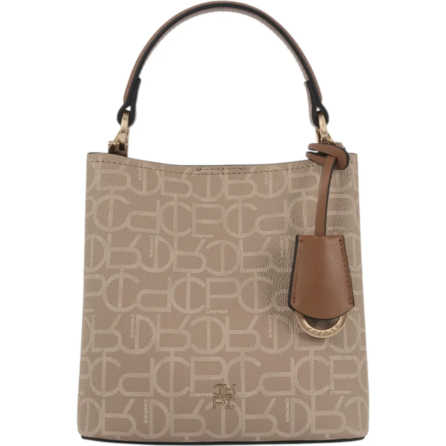 Bolso Crepier Bucket Mujer Nía Chico color arena | Platanitos