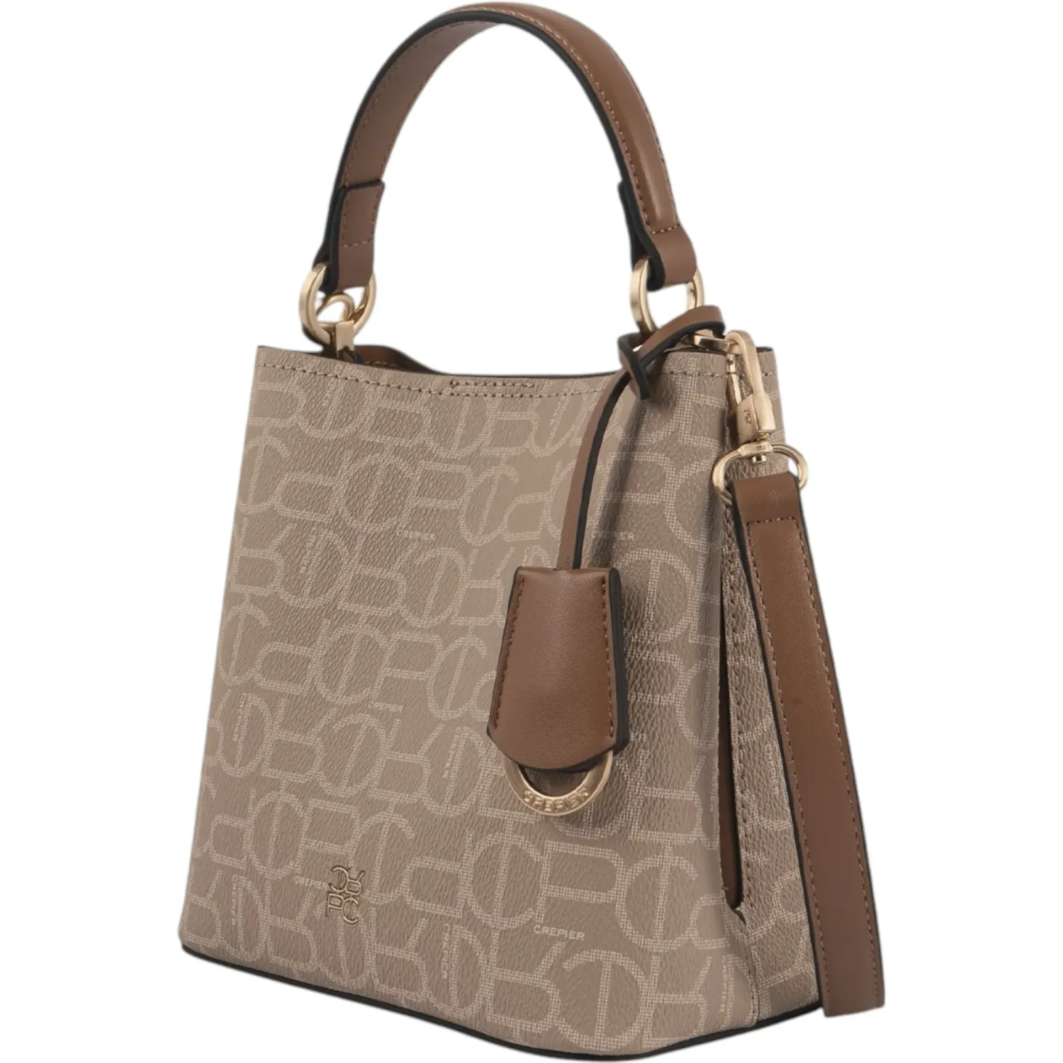 Bolso Crepier Bucket Mujer Nía Chico color arena | Platanitos