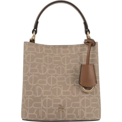 Bolso Crepier Bucket Mujer Nía Chico color beige | Platanitos