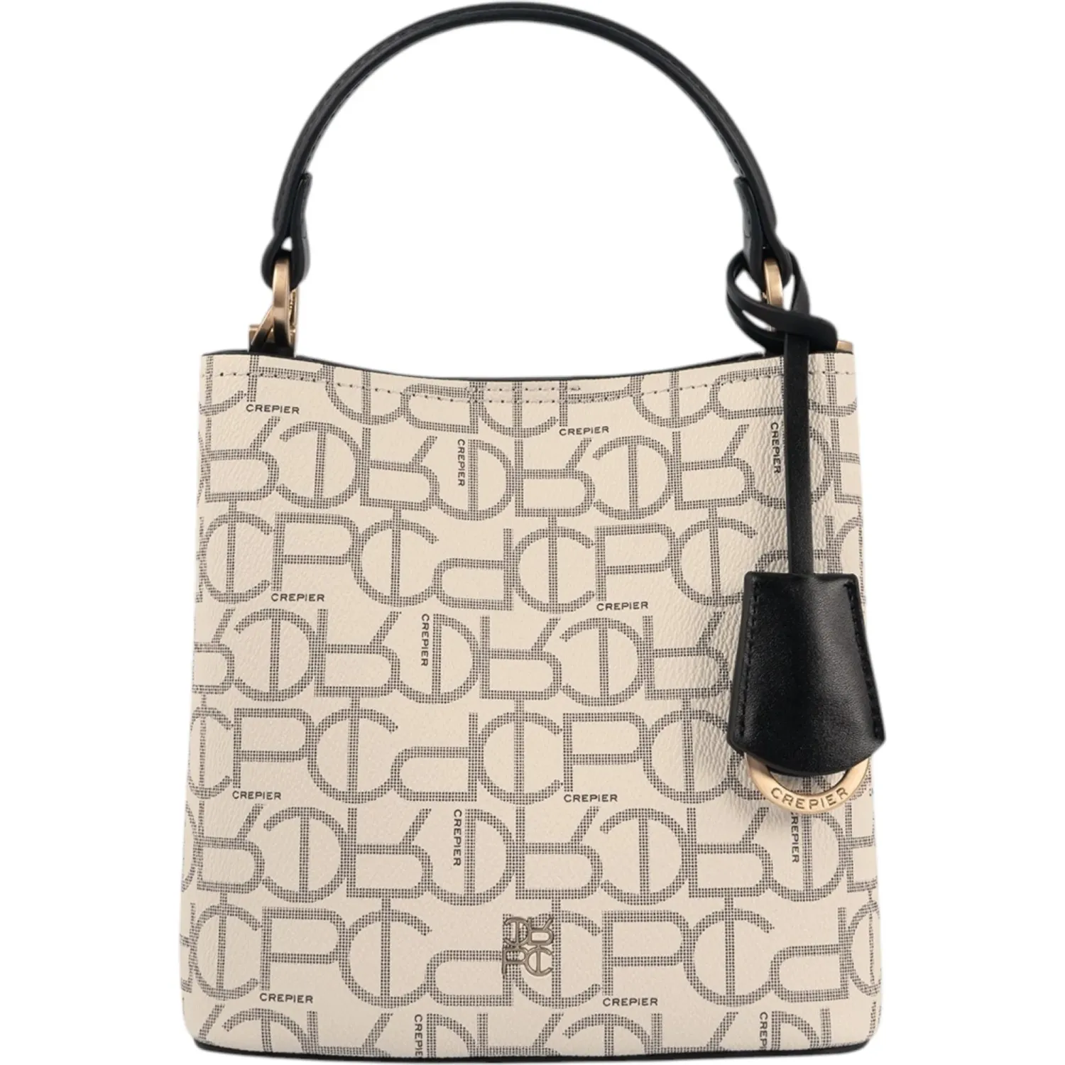 Bolso Crepier Bucket Mujer Nía Chico color hueso | Platanitos