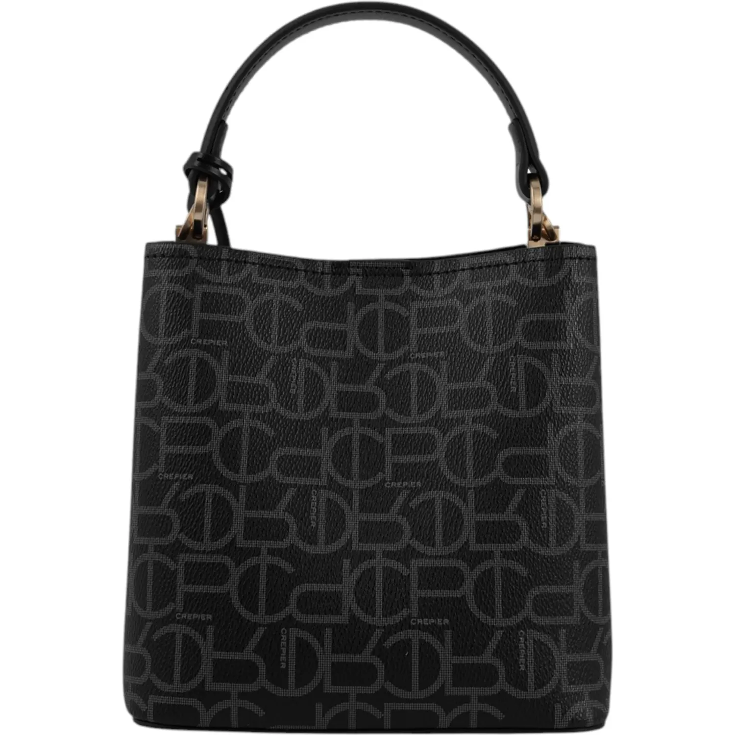 Bolso Crepier Bucket Mujer Nía Chico color negro | Platanitos