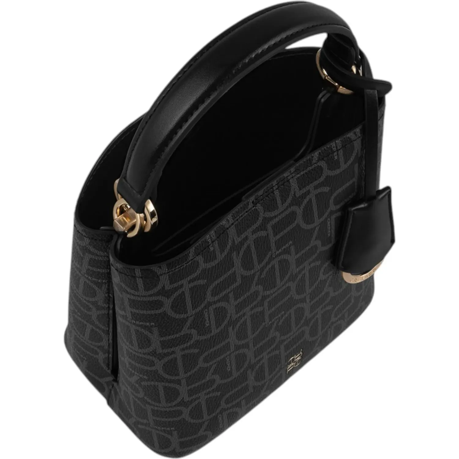 Bolso Crepier Bucket Mujer Nía Chico color negro | Platanitos