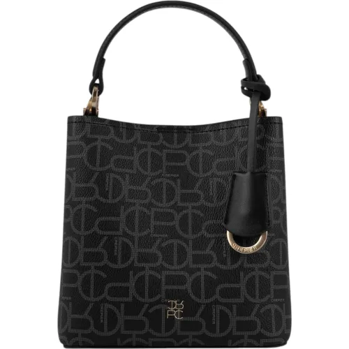 Bolso Crepier Bucket Mujer Nía Chico color negro | Platanitos