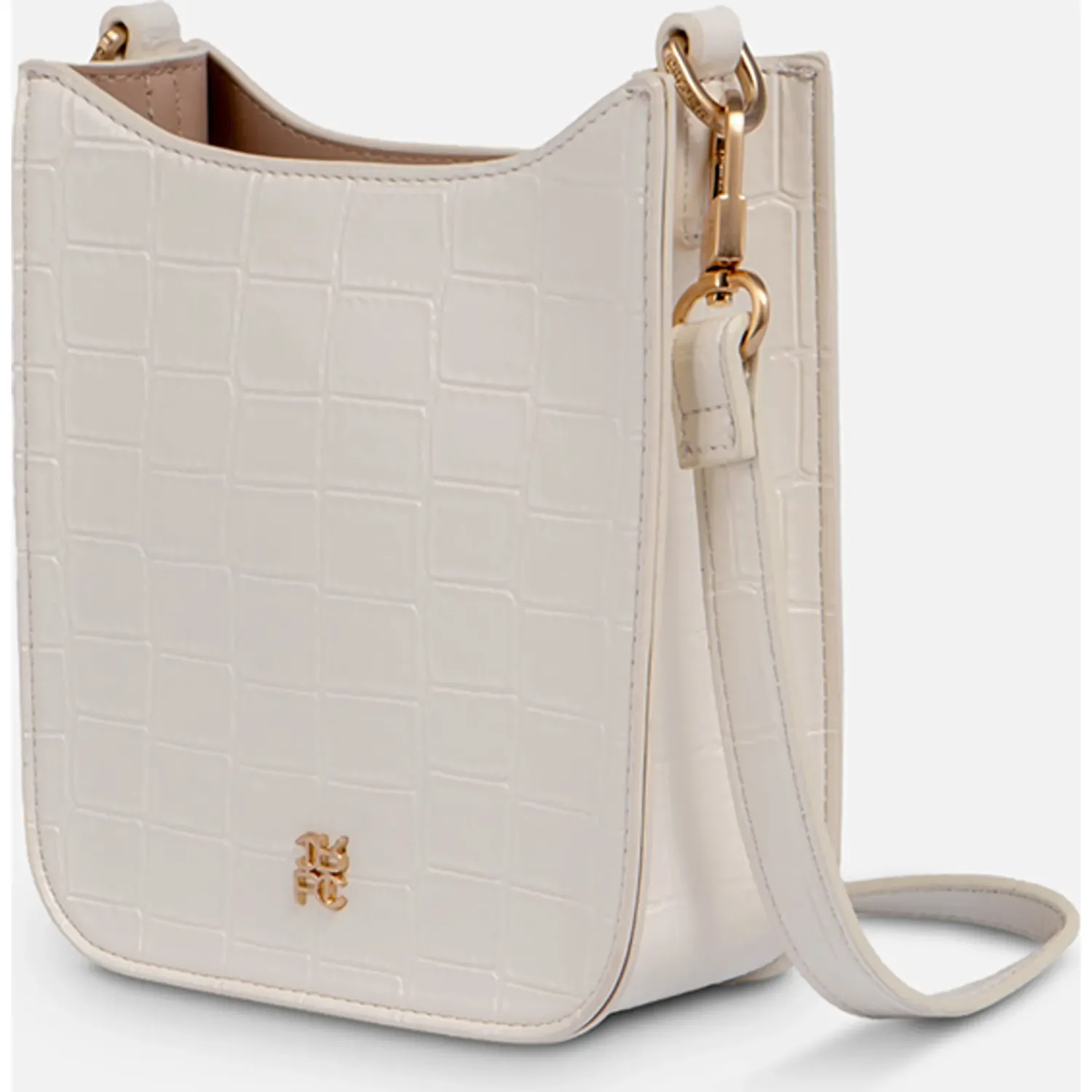 Bolso Crepier Crossbody Mujer Almira Chico color hueso | Platanitos