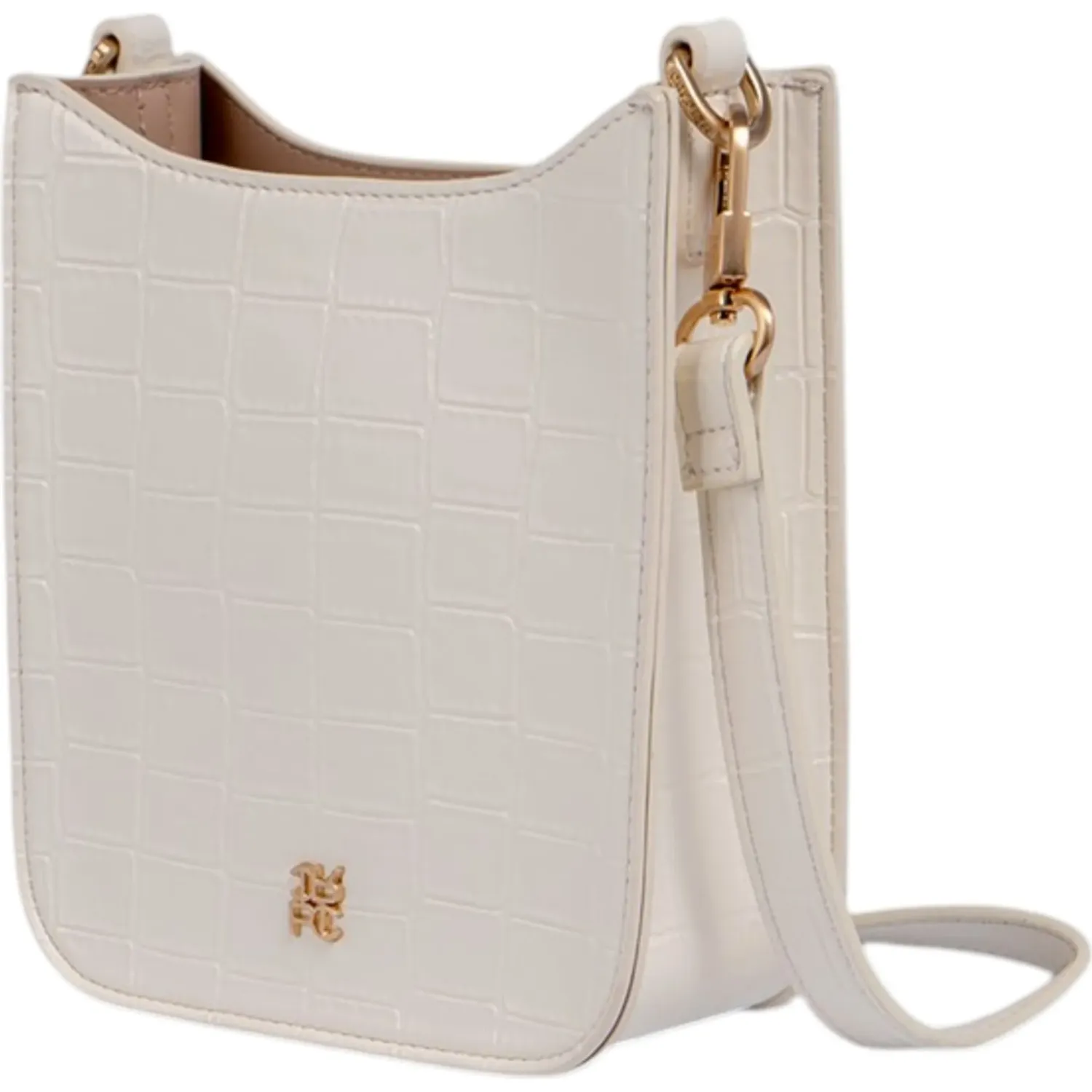 Bolso Crepier Crossbody Mujer Almira Chico color hueso | Platanitos