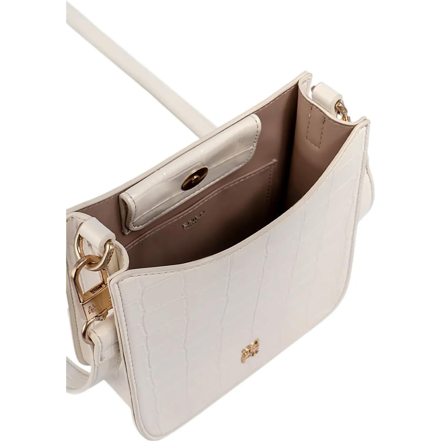 Bolso Crepier Crossbody Mujer Almira Chico color hueso | Platanitos