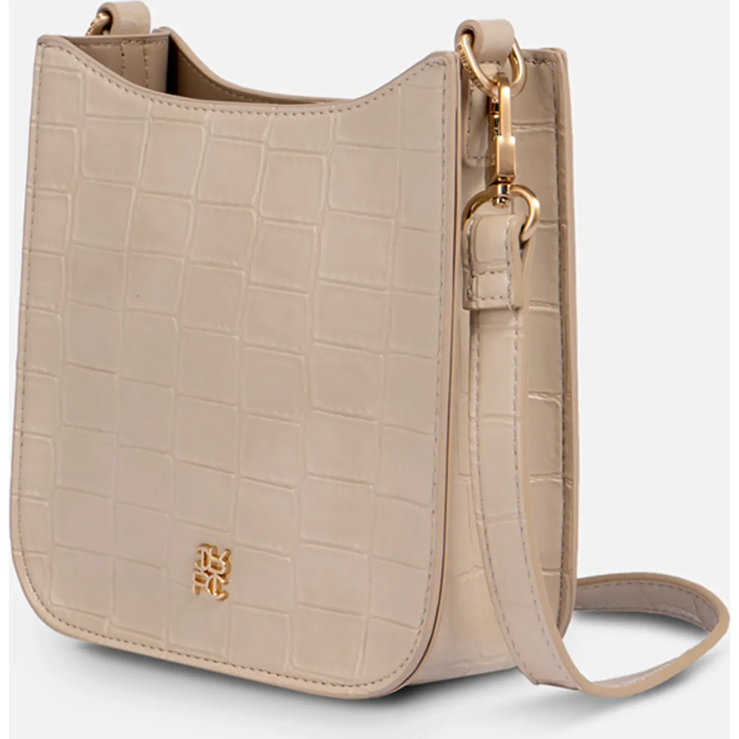 Bolso Crepier Crossbody Mujer Almira Chico color beige | Platanitos
