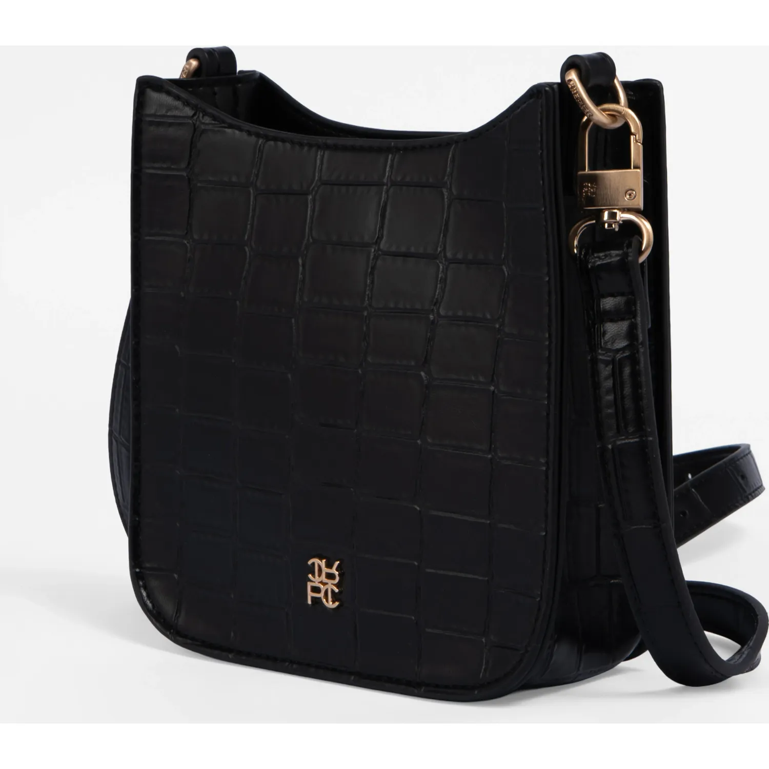 Bolso Crepier Crossbody Mujer Almira Chico color negro | Platanitos