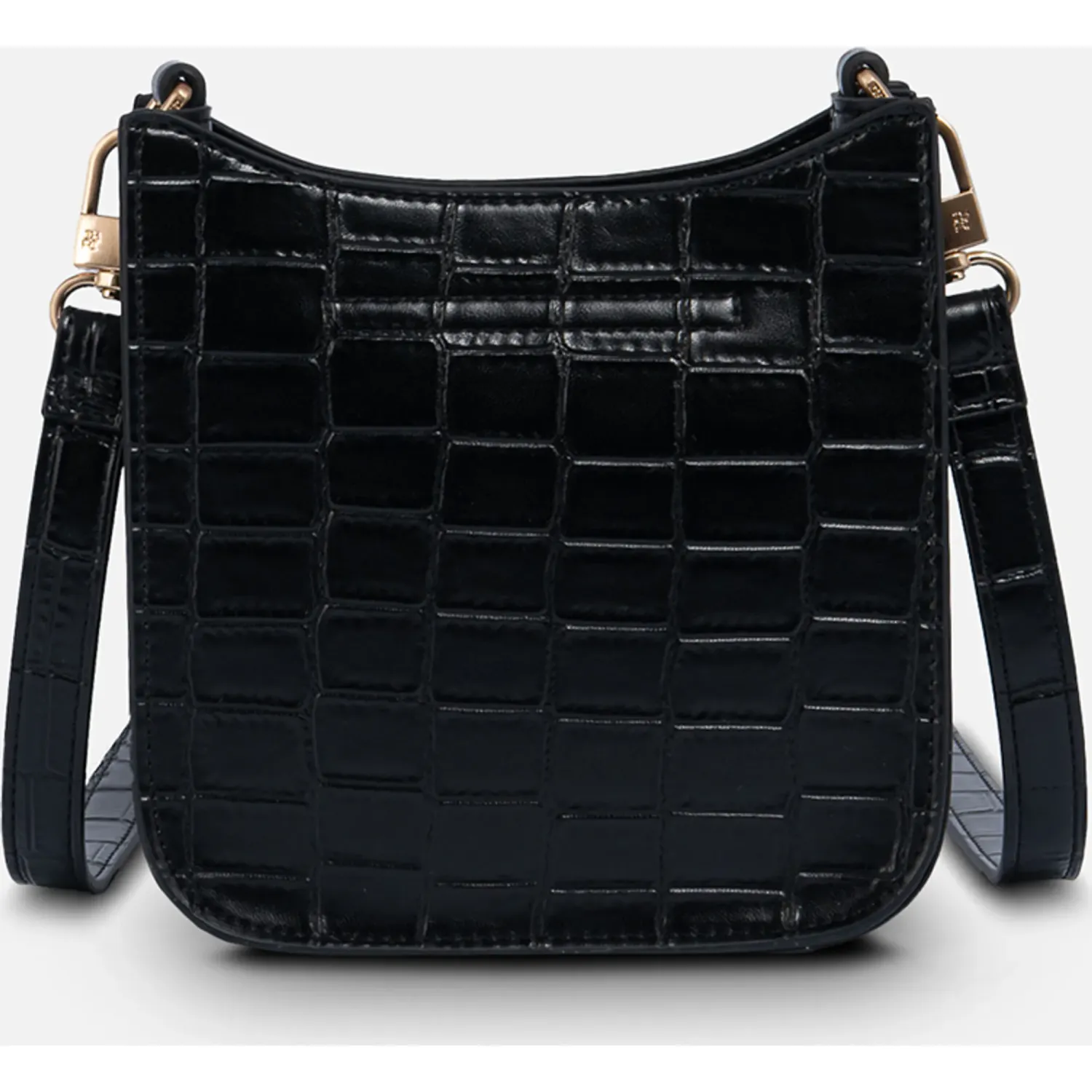 Bolso Crepier Crossbody Mujer Almira Chico color negro | Platanitos