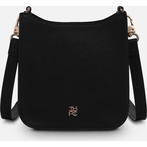 Bolso Crepier Crossbody Mujer Almira Chico color negro | Platanitos