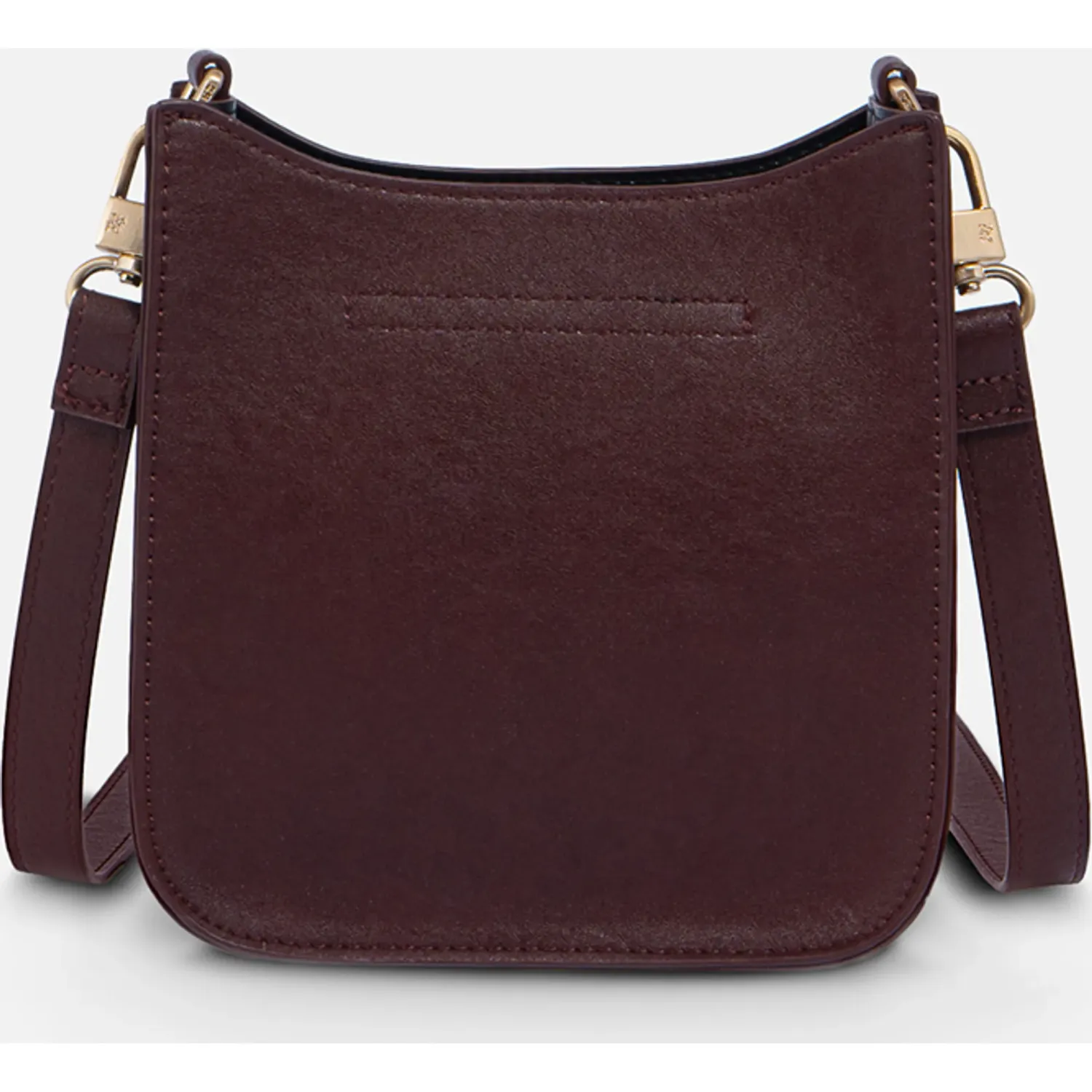 Bolso Crepier Crossbody Mujer Almira Chico color burgundy | Platanitos