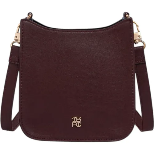 Bolso Crepier Crossbody Mujer Almira Chico color rojo | Platanitos