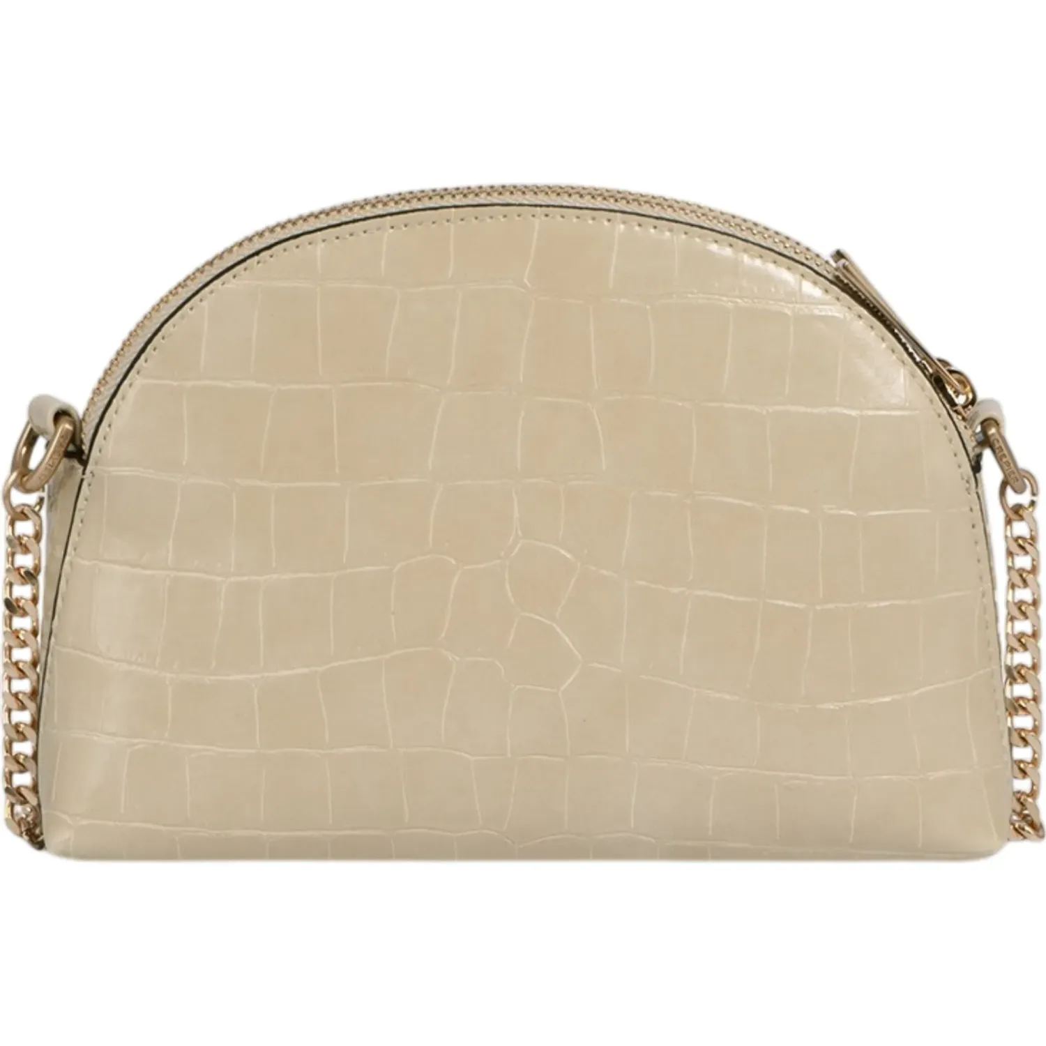 Bolso Crepier Crossbody Mujer Fina Chico color beige | Platanitos
