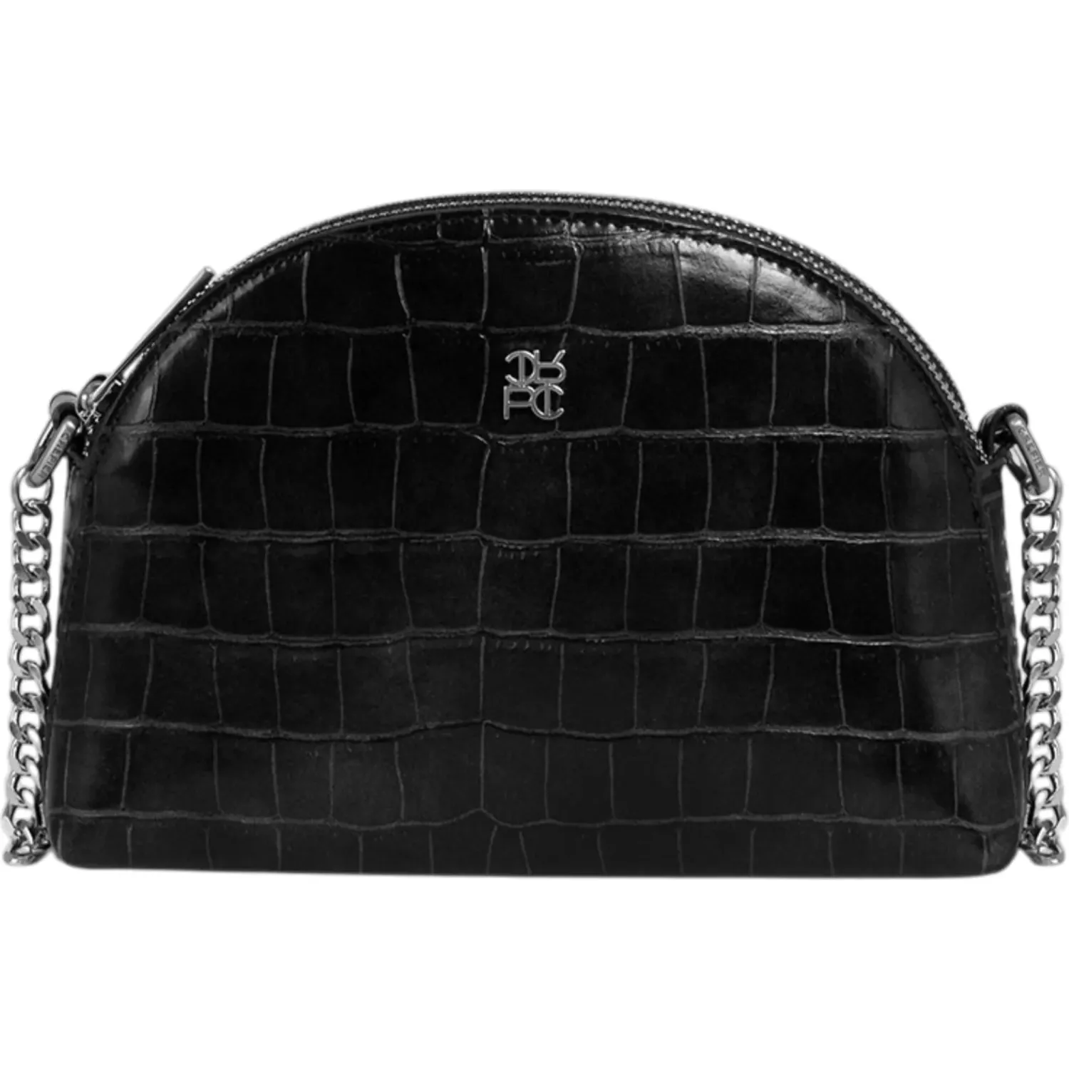 Bolso Crepier Crossbody Mujer Fina Chico color negro | Platanitos