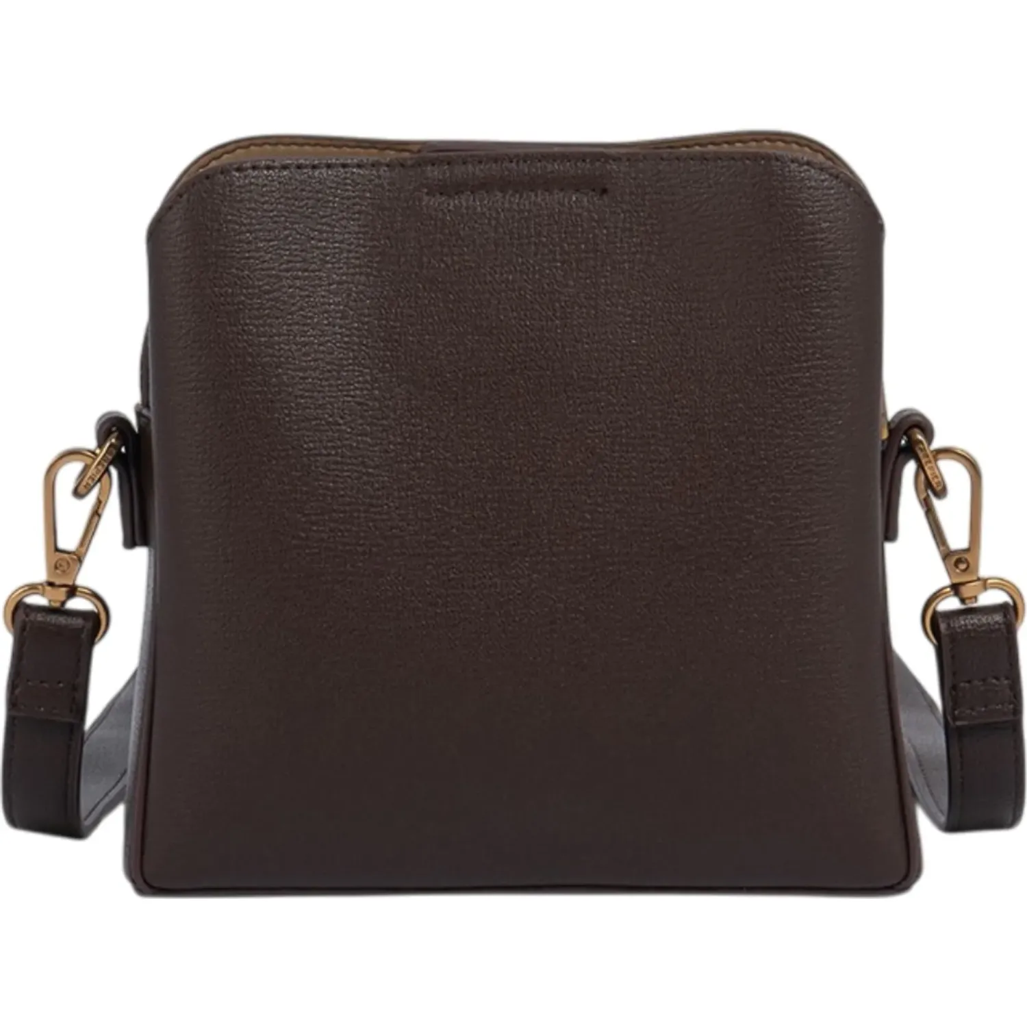 Bolso Crepier Crossbody Mujer Moirana Chico color marron oscuro | Platanitos