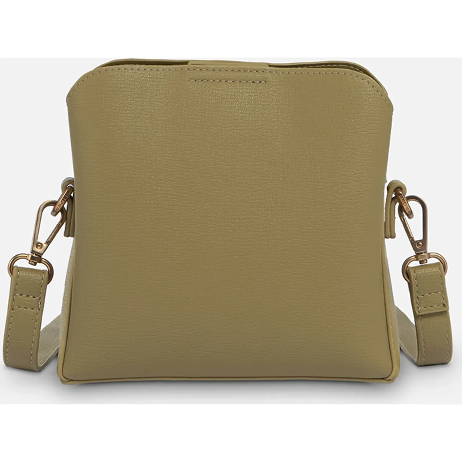 Bolso Crepier Crossbody Mujer Moirana Chico color olivo | Platanitos