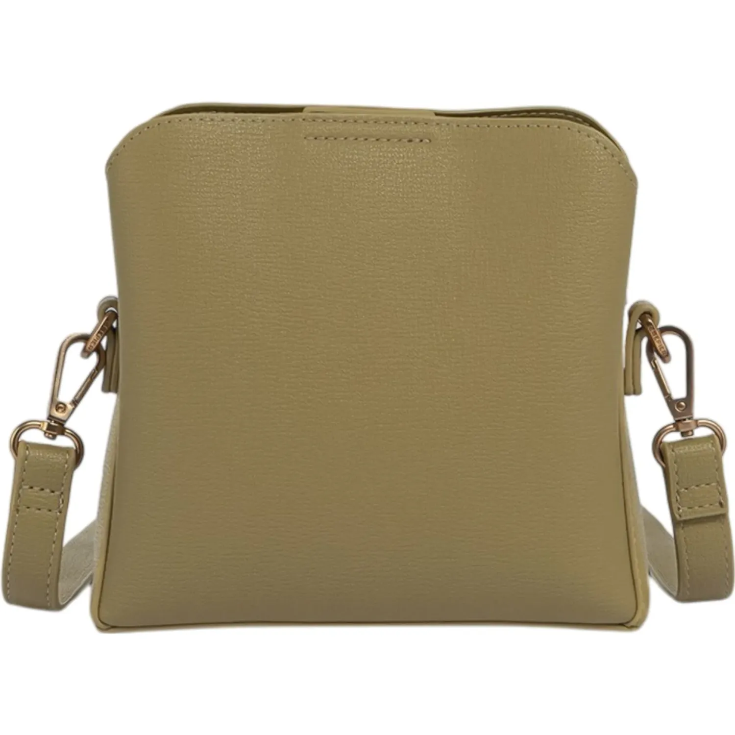 Bolso Crepier Crossbody Mujer Moirana Chico color olivo | Platanitos