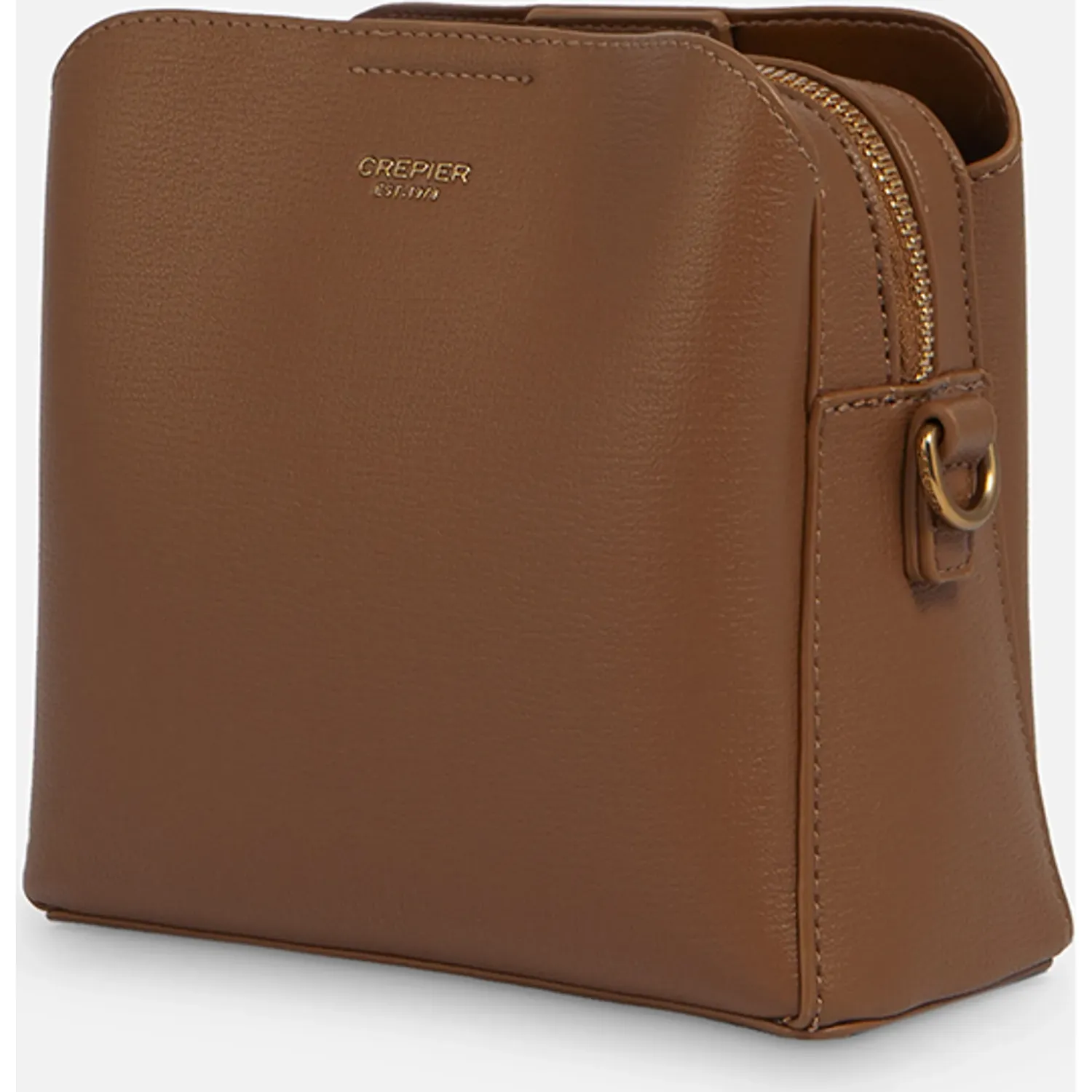 Bolso Crepier Crossbody Mujer Moirana Chico color toffee | Platanitos