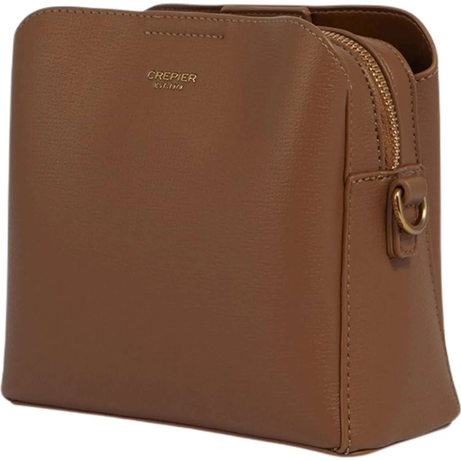 Bolso Crepier Crossbody Mujer Moirana Chico color toffee | Platanitos
