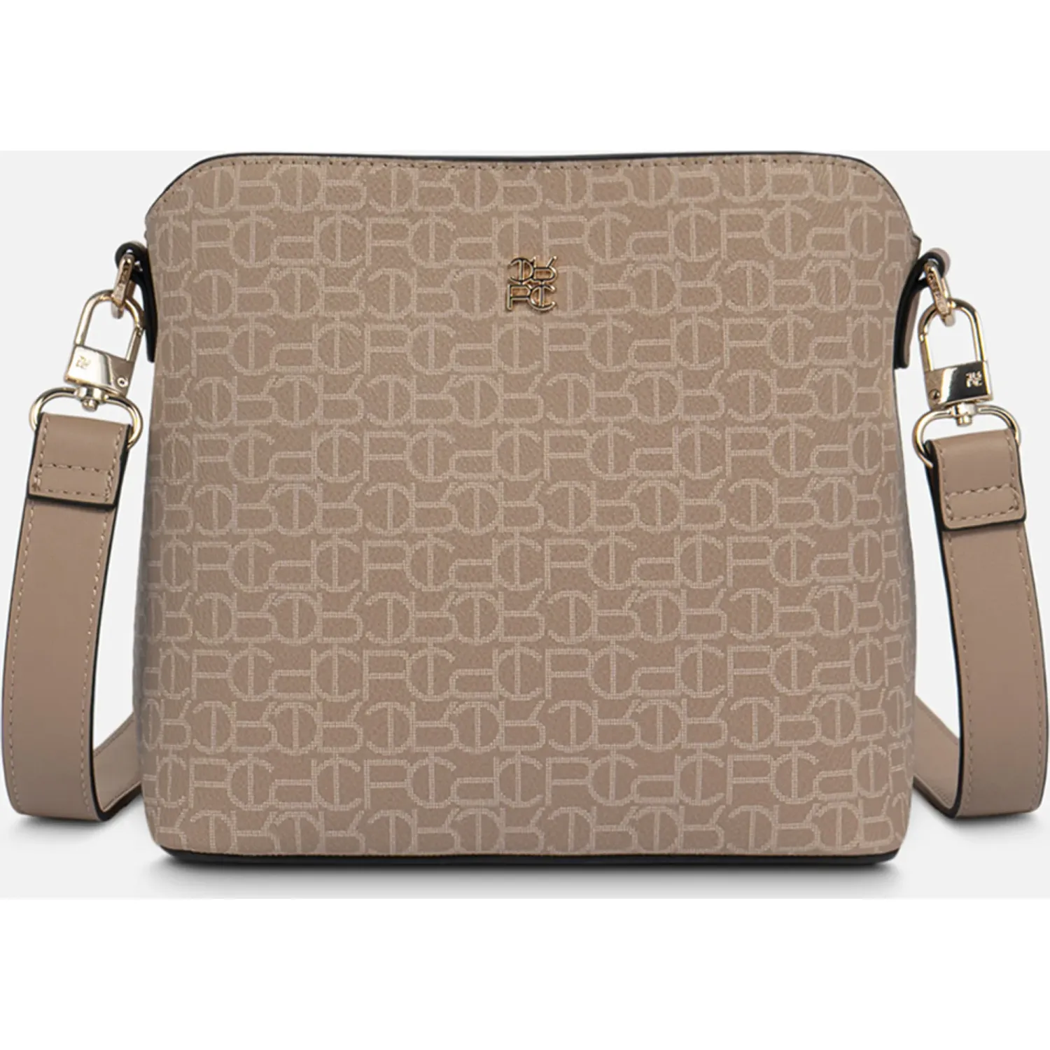 Bolso Crepier Crossbody Mujer Moirana Chico color arena | Platanitos