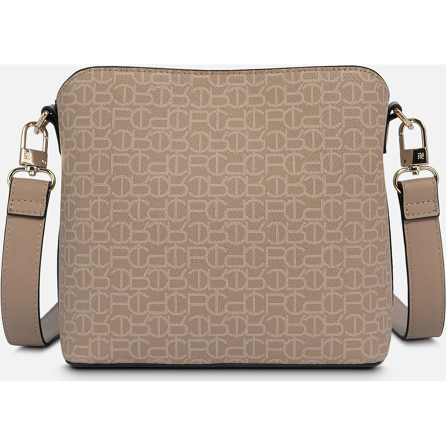 Bolso Crepier Crossbody Mujer Moirana Chico color arena | Platanitos