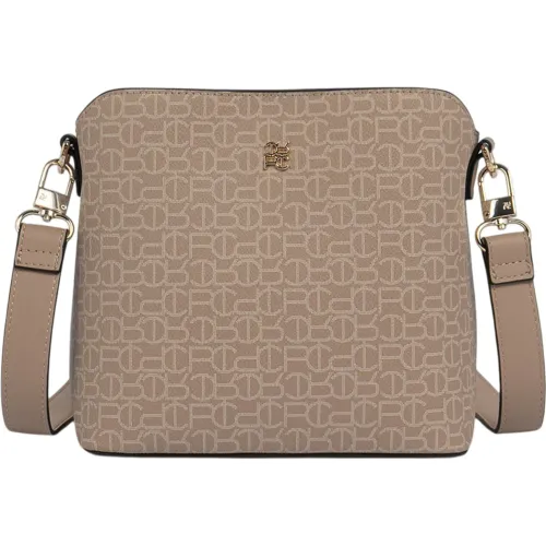 Bolso Crepier Crossbody Mujer Moirana Chico color beige | Platanitos