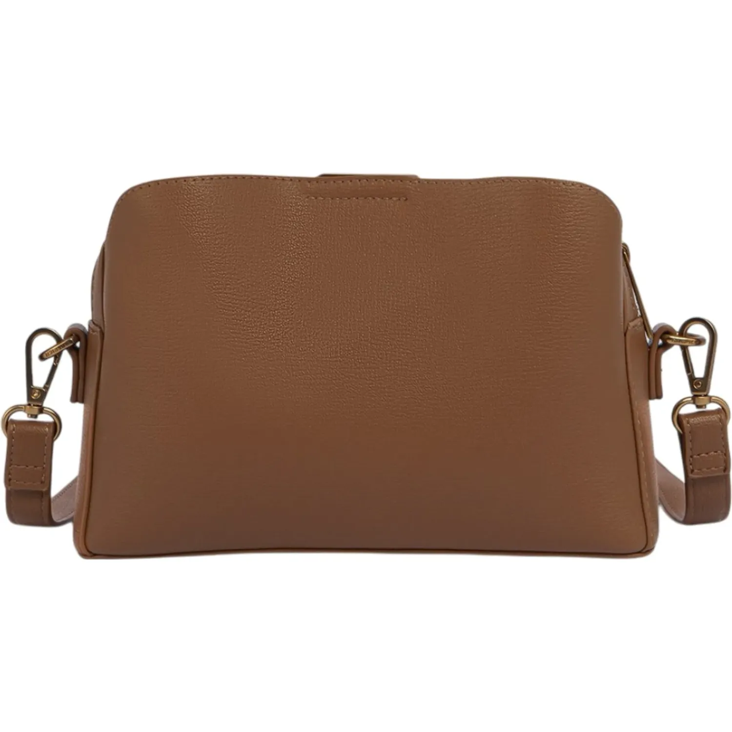 Bolso Crepier Crossbody Mujer Moirana Mediano color toffee | Platanitos