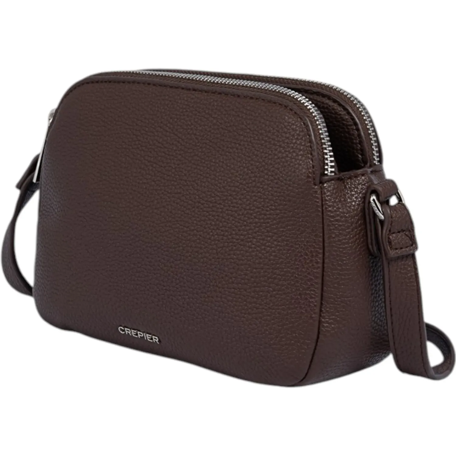 Bolso Crepier Crossbody Mujer Nelly Chico color marrón | Platanitos