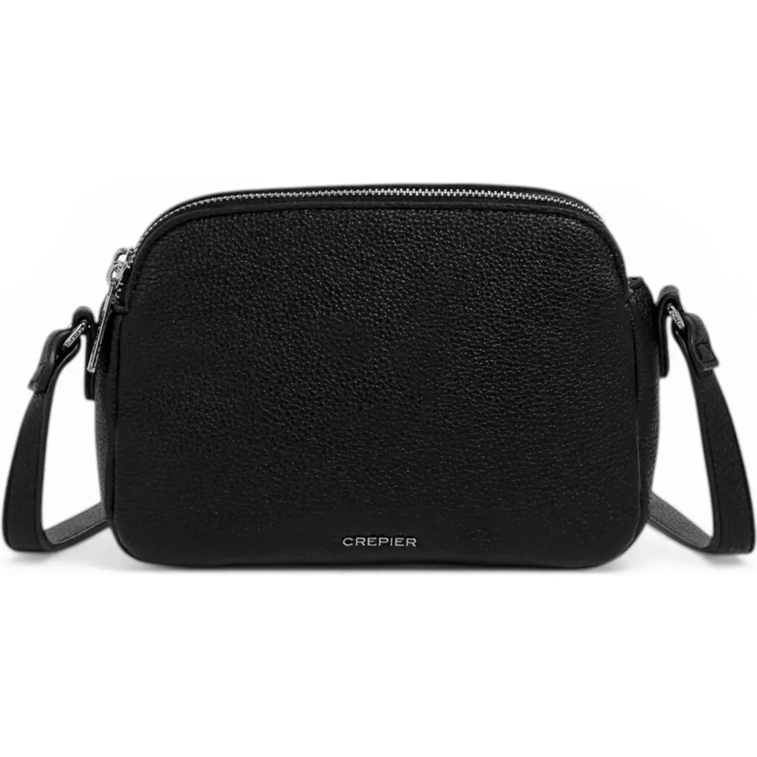 Bolso Crepier Crossbody Mujer Nelly Chico color negro | Platanitos