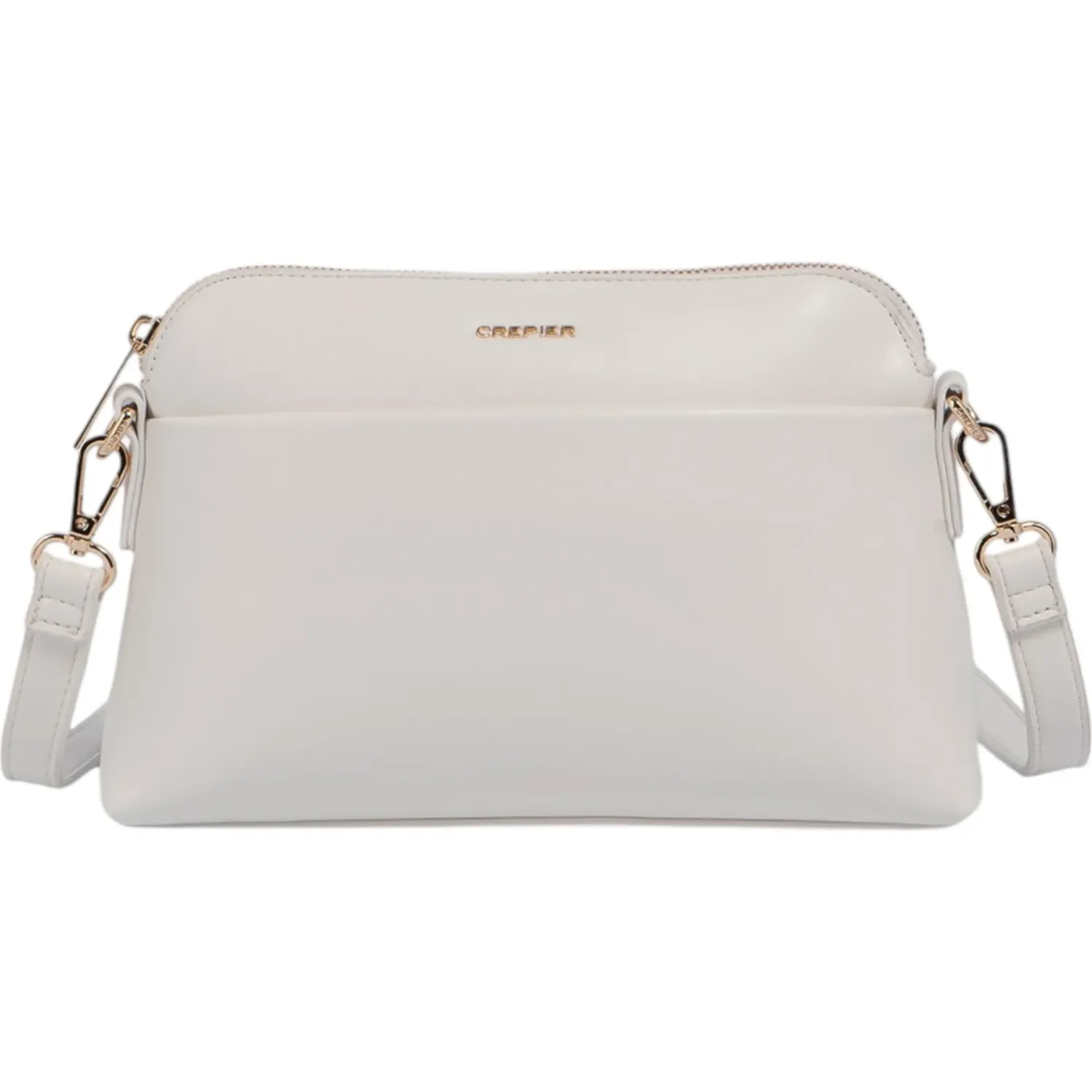 Bolso Crepier Crossbody Mujer Noria Chico color blanco | Platanitos