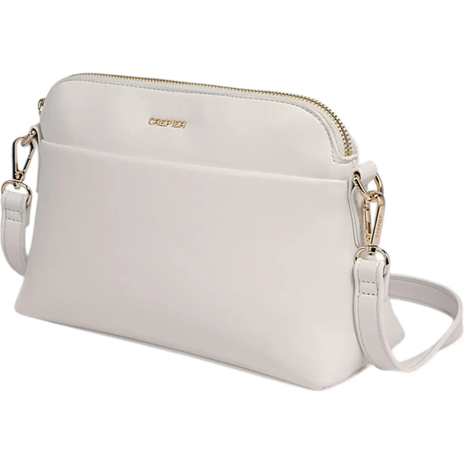 Bolso Crepier Crossbody Mujer Noria Chico color blanco | Platanitos