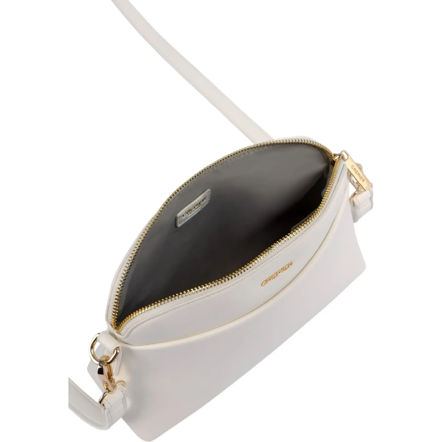 Bolso Crepier Crossbody Mujer Noria Chico color blanco | Platanitos