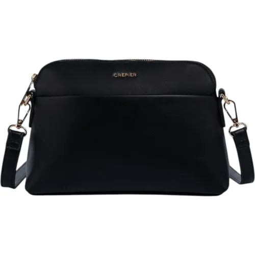 Bolso Crepier Crossbody Mujer Noria Chico color negro | Platanitos