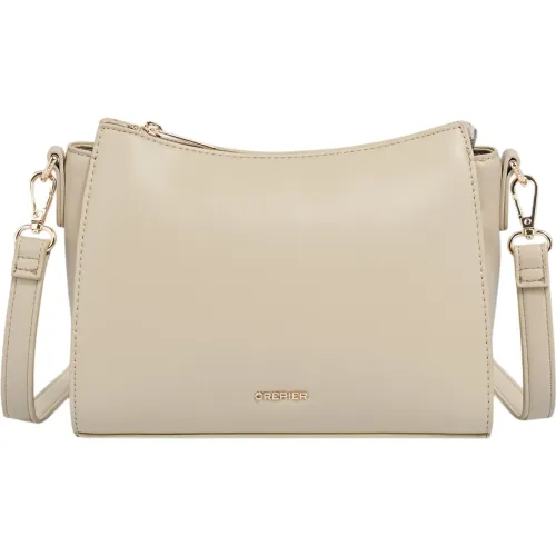 Bolso Crepier Crossbody Mujer Orielle Chico color beige | Platanitos