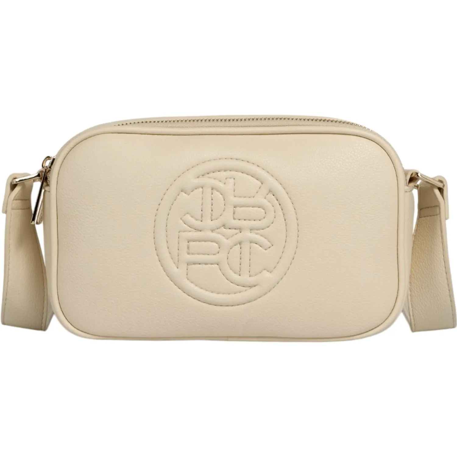 Bolso Crepier Crossbody Mujer Talía Mediano color vainilla | Platanitos