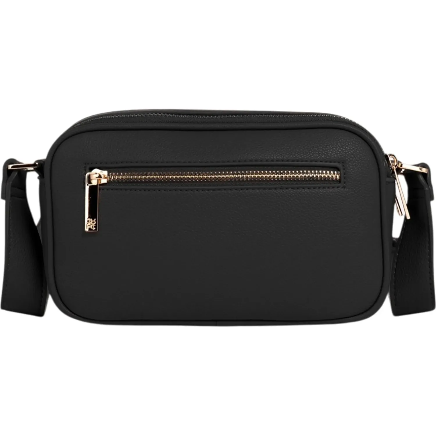 Bolso Crepier Crossbody Mujer Talía Mediano color negro | Platanitos