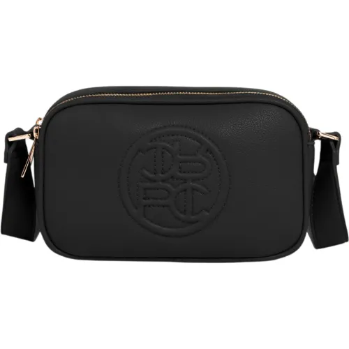 Bolso Crepier Crossbody Mujer Talía Mediano color negro | Platanitos