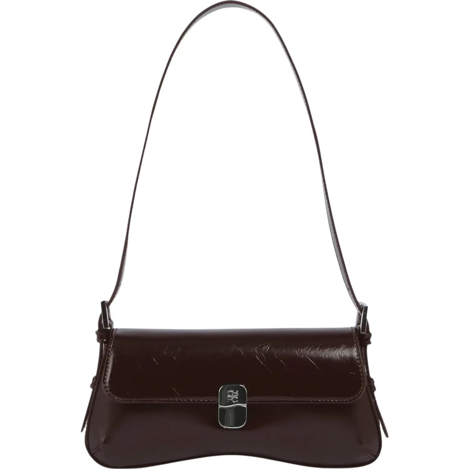 Bolso Crepier Flap Mujer Lois Chico color marron oscuro | Platanitos