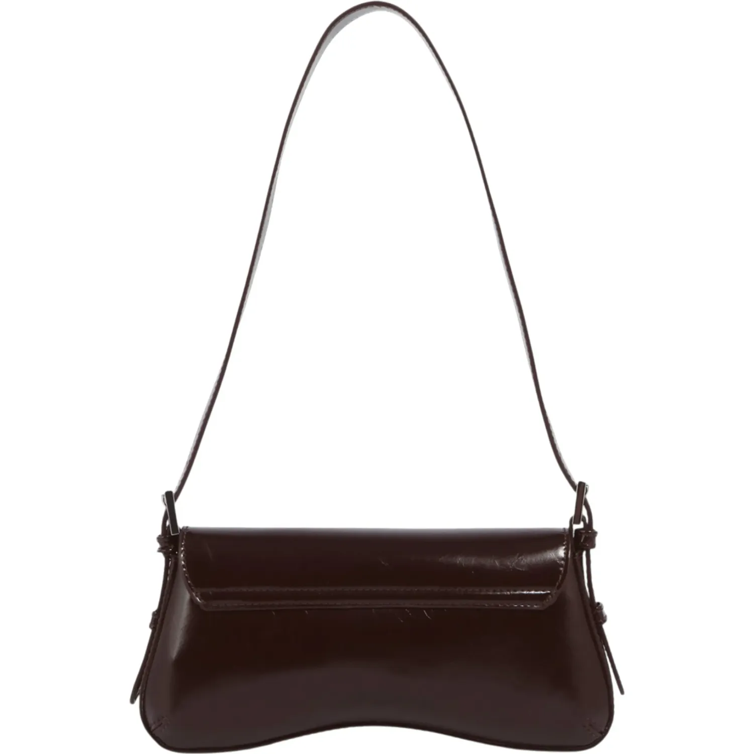 Bolso Crepier Flap Mujer Lois Chico color marron oscuro | Platanitos