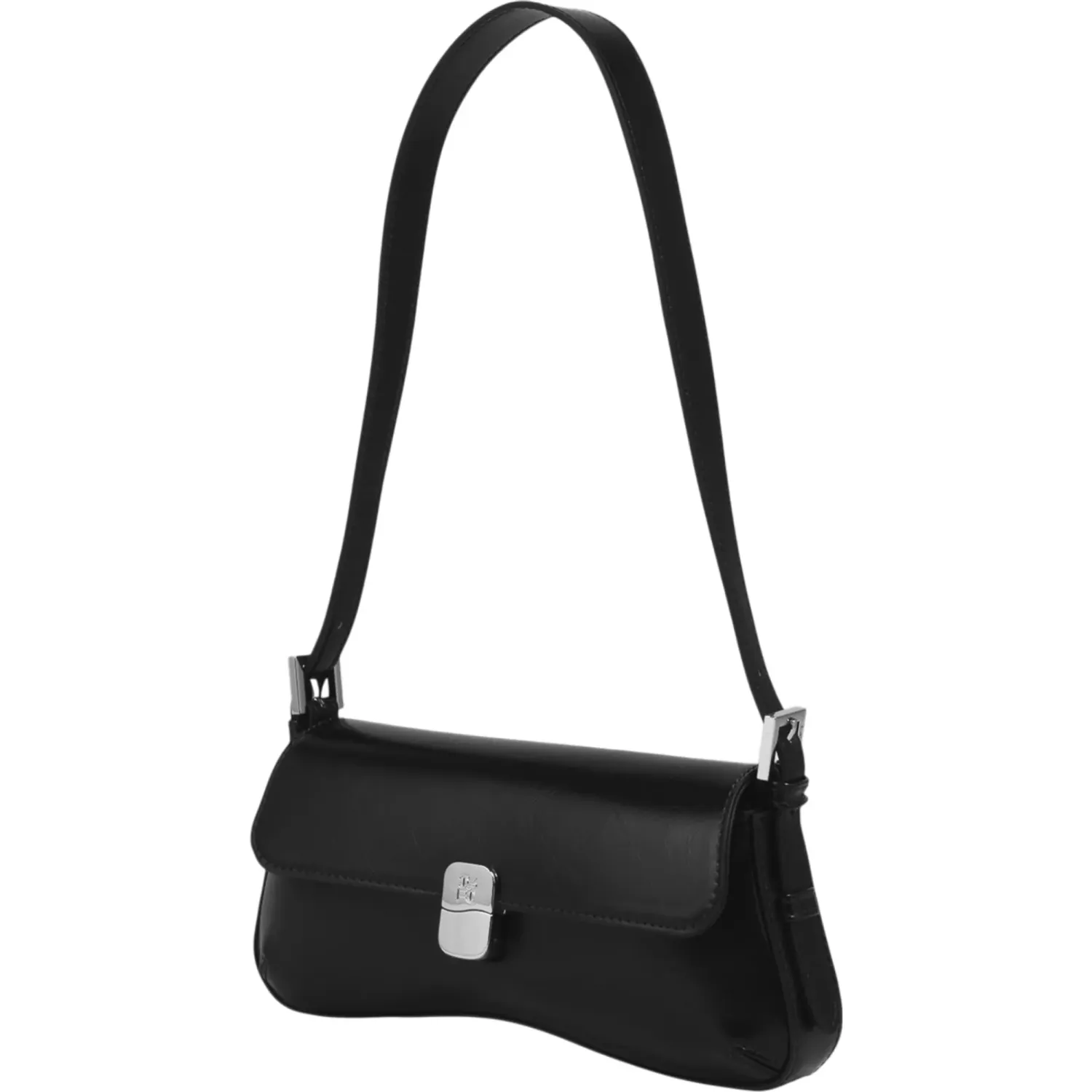 Bolso Crepier Flap Mujer Lois Chico color negro | Platanitos