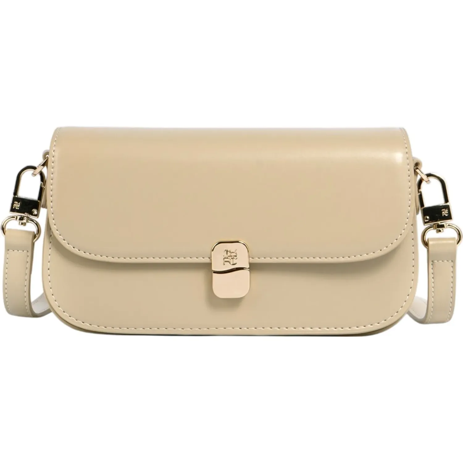 Bolso Crepier Flap Mujer Nara Chico color beige | Platanitos