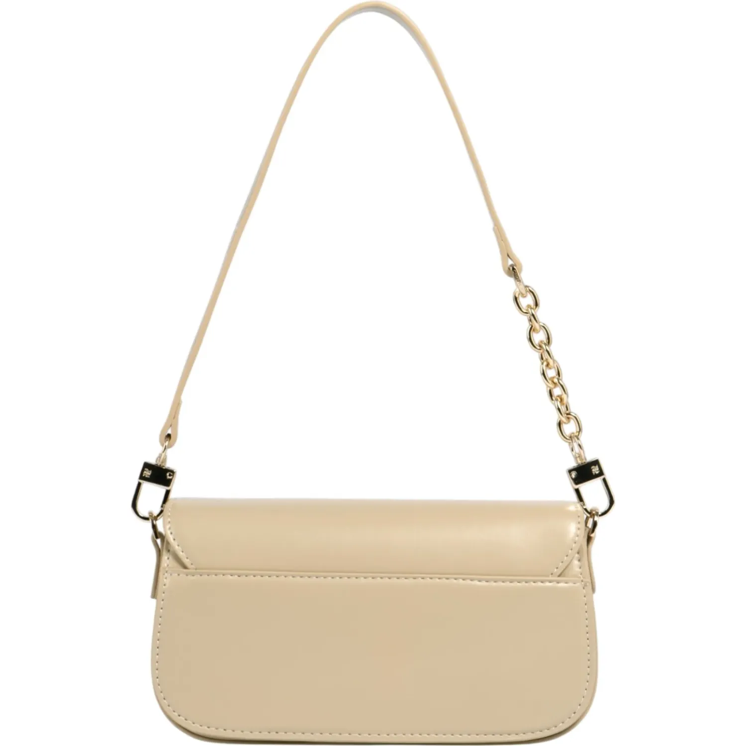 Bolso Crepier Flap Mujer Nara Chico color beige | Platanitos