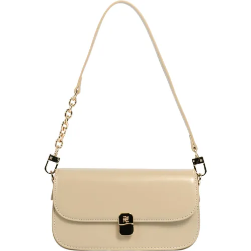 Bolso Crepier Flap Mujer Nara Chico color beige | Platanitos