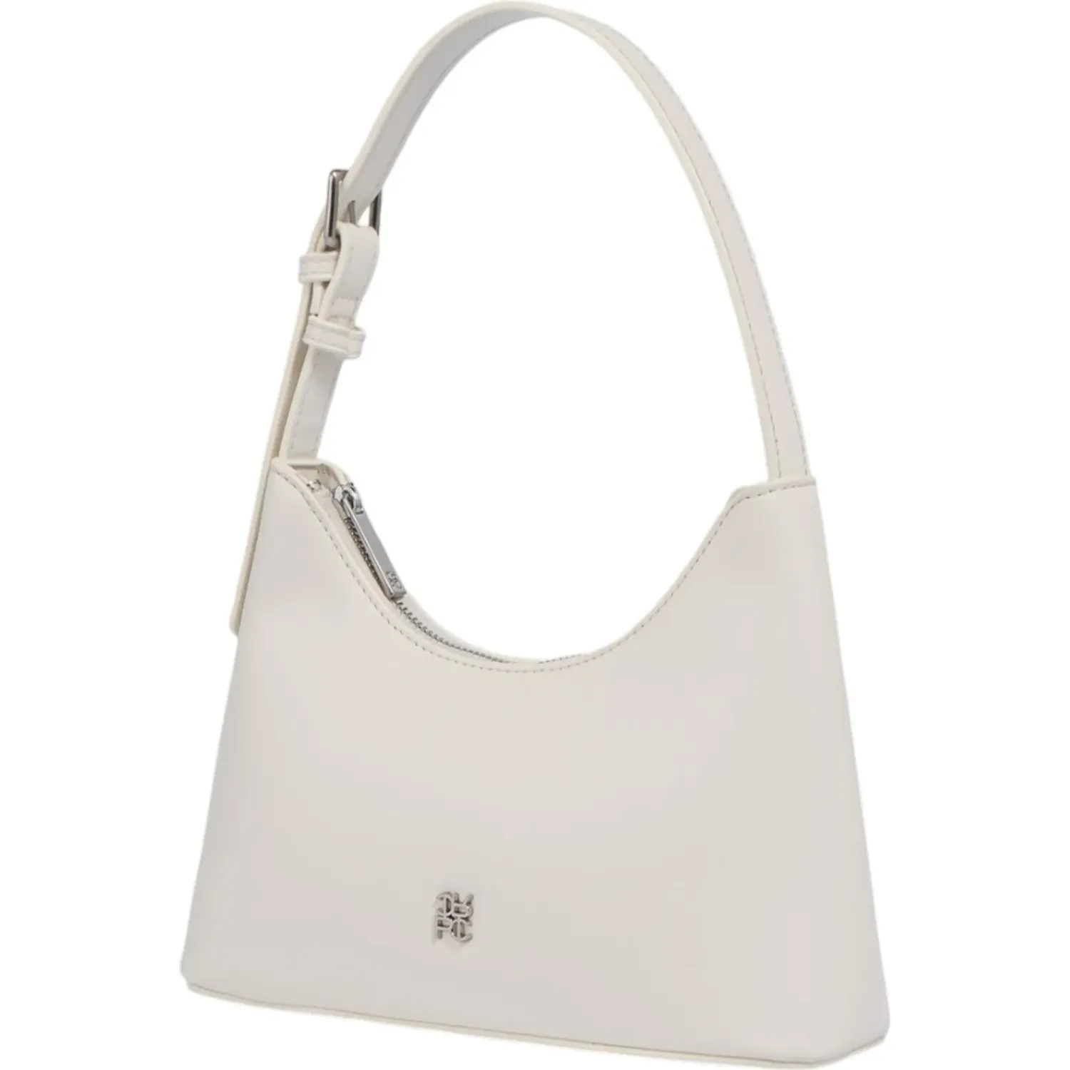 Bolso Crepier Hobo Mujer Abril Chico color hueso | Platanitos