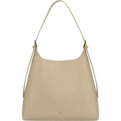 Bolso Crepier Hobo Mujer Eleonora Grande color beige | Platanitos